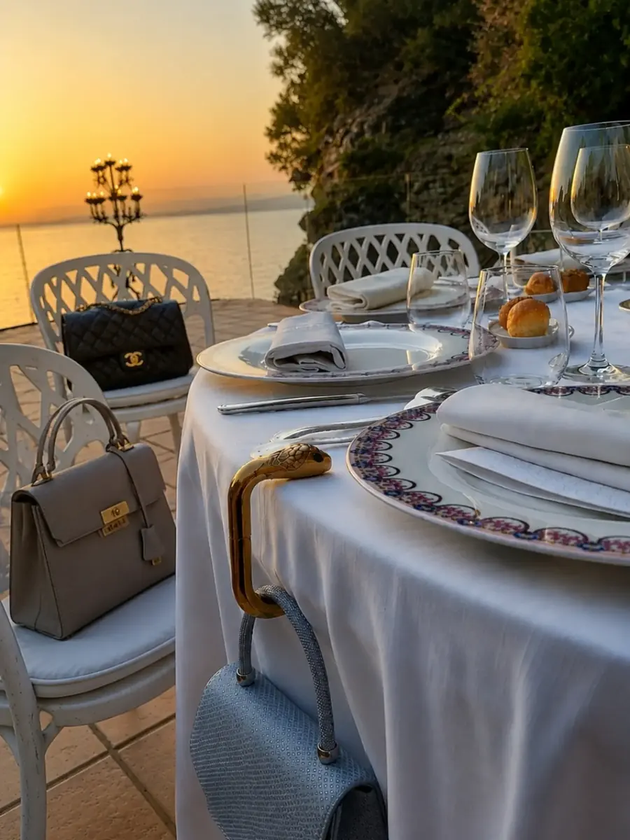 Cena al tramonto