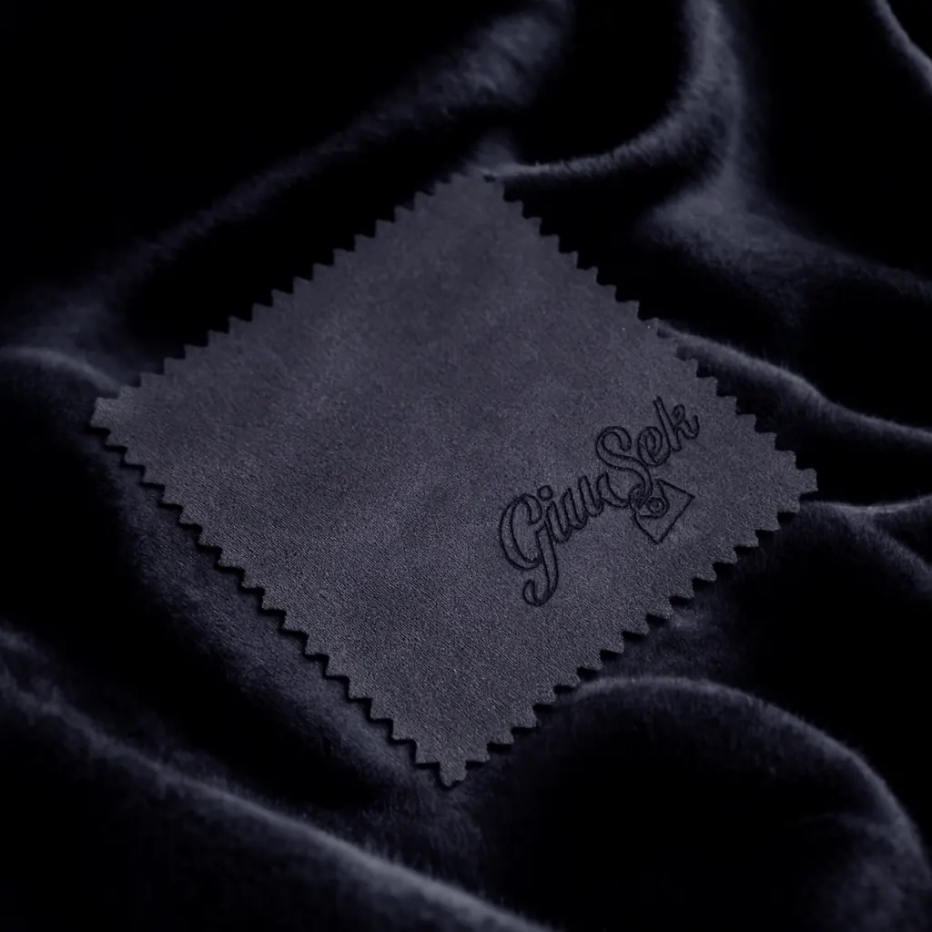 La pezzetta in microfibra con il logo GiuSek